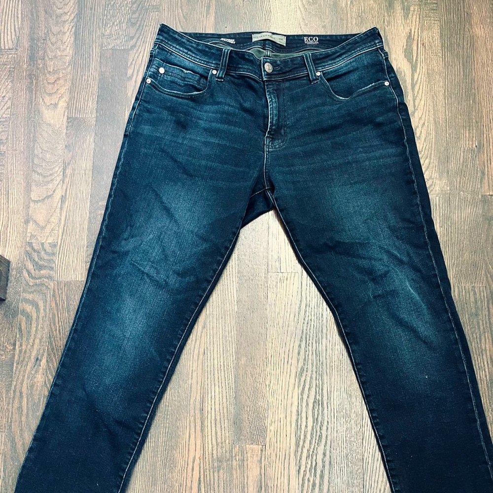 Liverpool men’s blue jeans, waist 35/length 30.